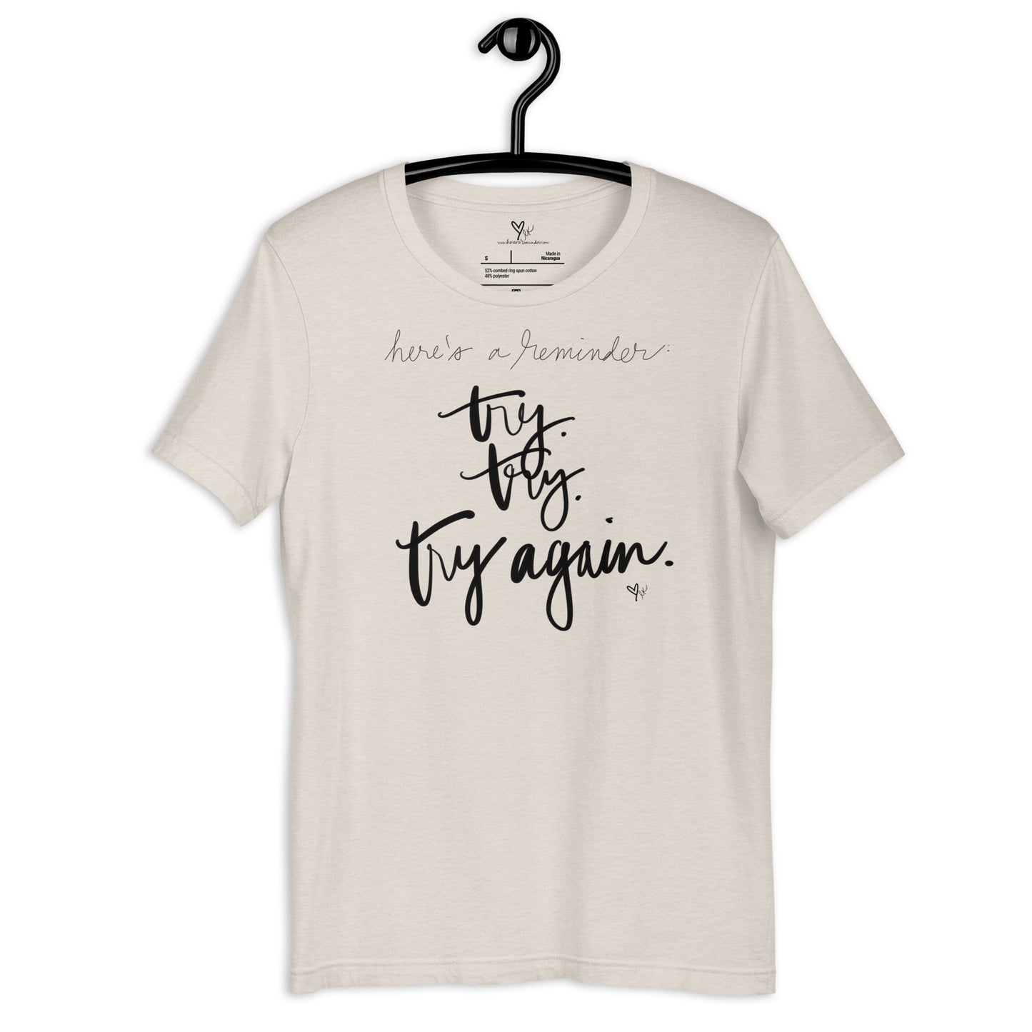 Try Try Try Again tshirt