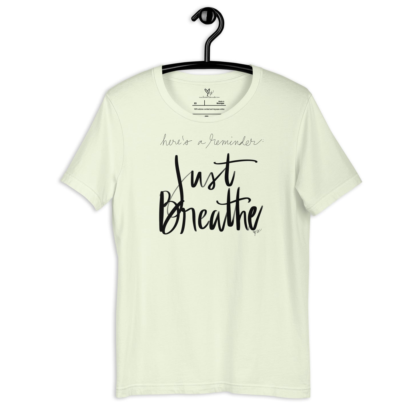 Just Breathe tshirt